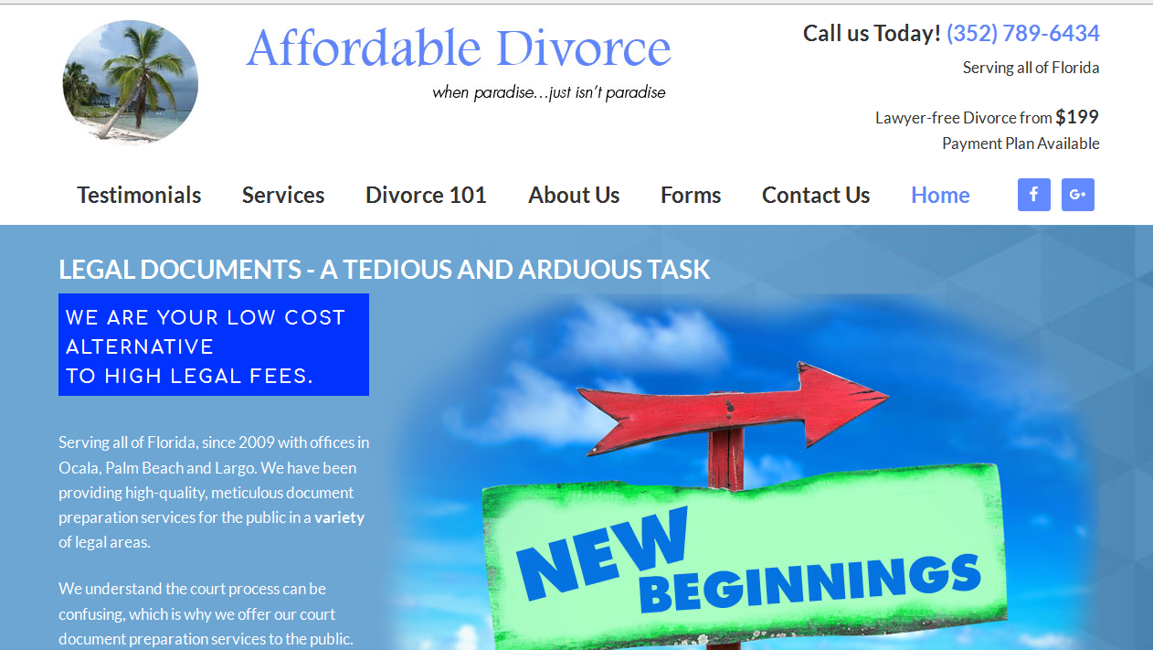 Cheap Divorce Ocala